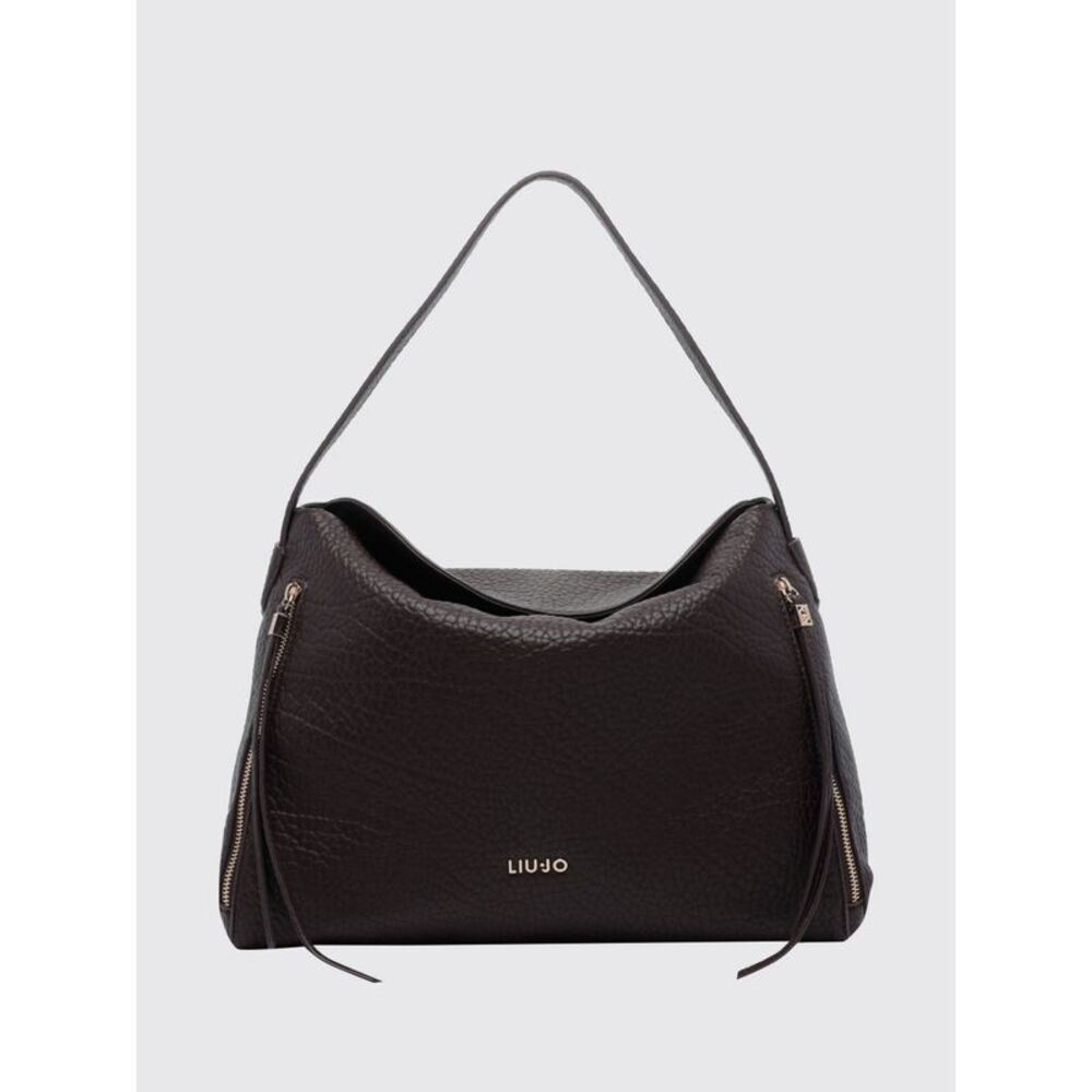 Liu Jo Women Liu Jo Grained Synthetic Leather Shoulder Bag With Flap Closure